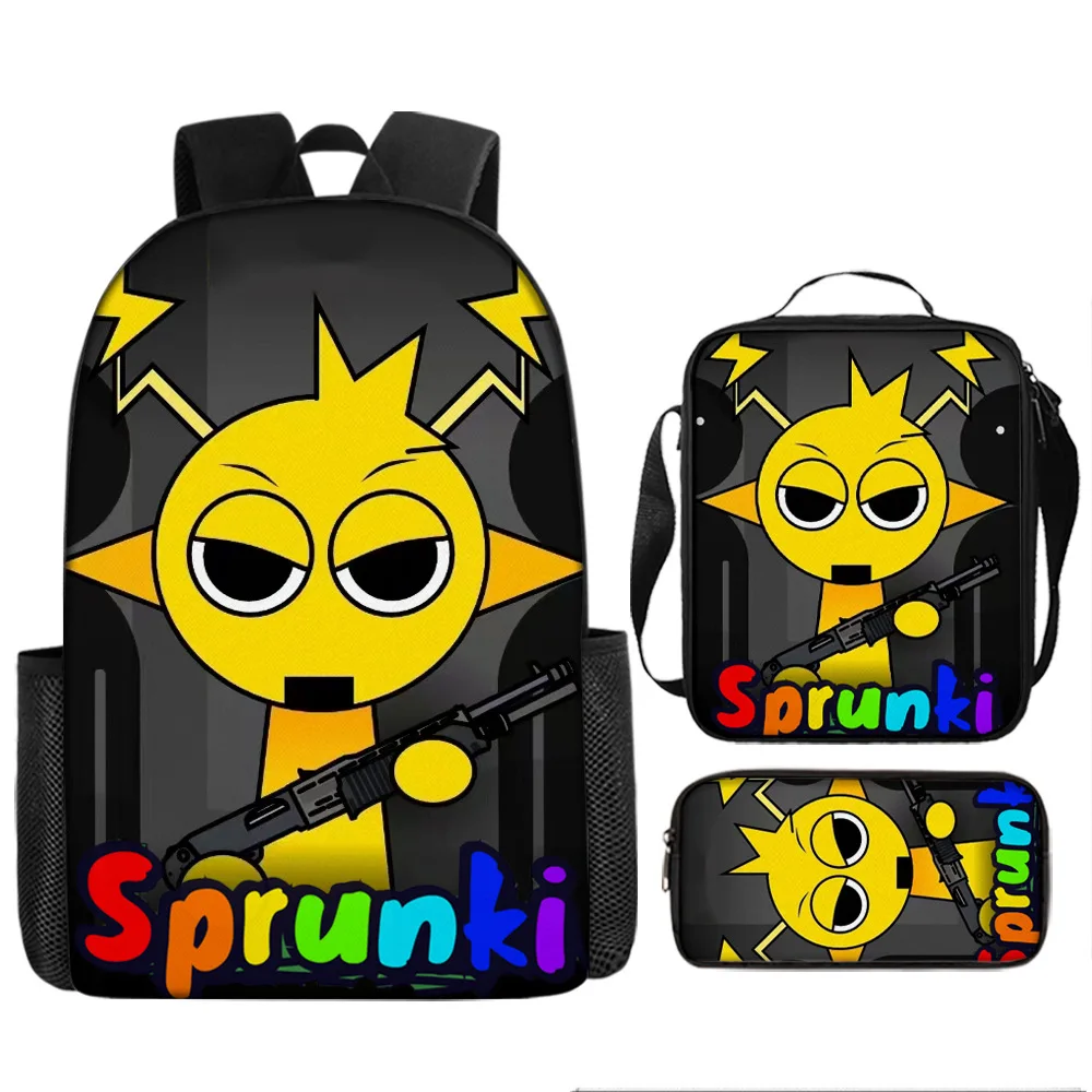 Cartoon Popular Novelty Funny Sprunki 3D Print 3pcs/Set Student School Bags Laptop Daypack Backpack Lunch bag Pencil Case
Cartoon Popular Novelty Funny Sprunki 3D Print 3pcs/Set Student School Bags Laptop Daypack Backpack Lunch bag Pencil Case