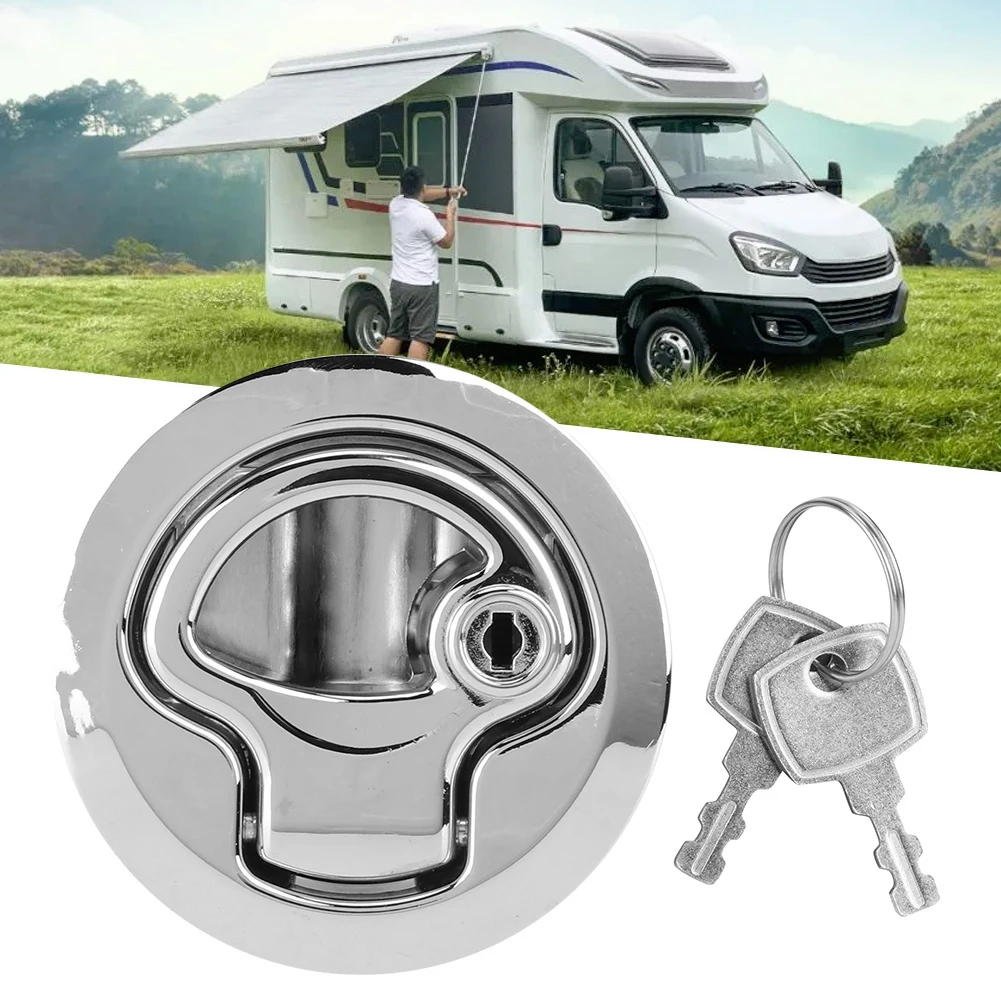 RV Door Lock Zinc Alloy Round Pull Key Lock Southco M1-43 Replacement For Cabinet Bathroom
RV Door Lock Zinc Alloy Round Pull Key Lock Southco M1-43 Replacement For Cabinet Bathroom