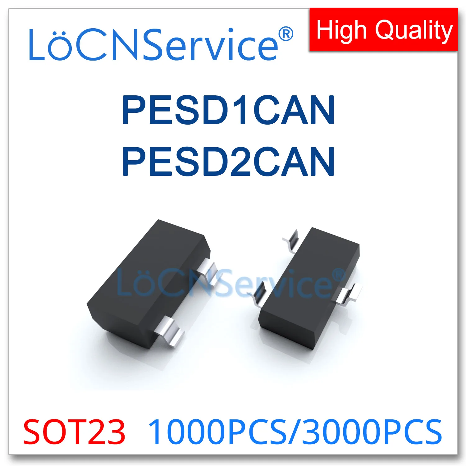 LoCNService 1000PCS 3000PCS PESD1CAN PESD2CAN SOT23 Made in China High quality ESD
LoCNService 1000PCS 3000PCS PESD1CAN PESD2CAN SOT23 Made in China High quality ESD