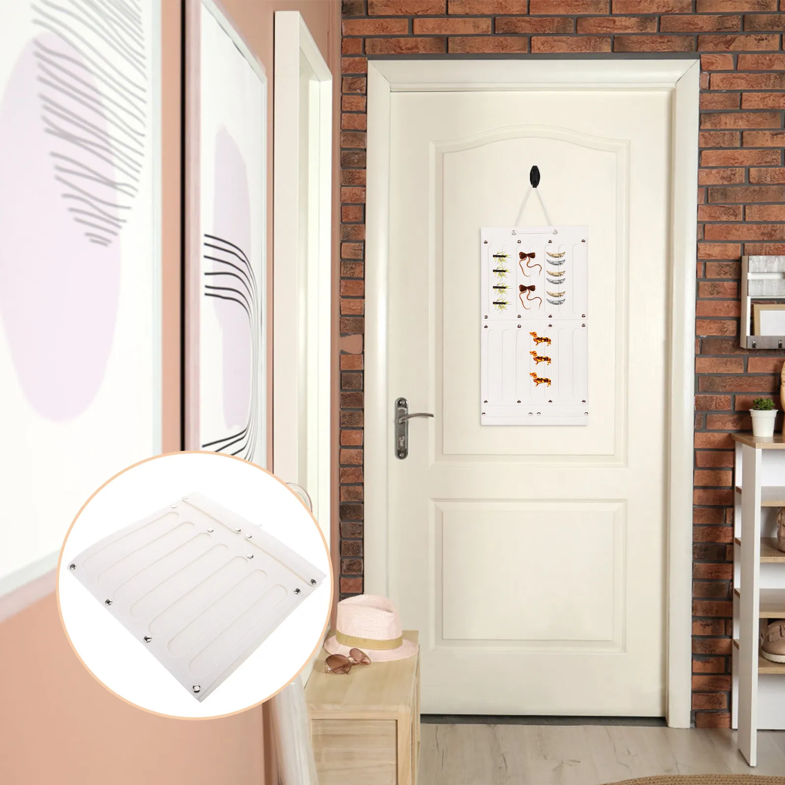 Hanging Jewelry Organizer Felt Storage Bag Wall Mounted Earring Necklace Hair Clip Holder for Girls Kids Baby Headbands
Hanging Jewelry Organizer Felt Storage Bag Wall Mounted Earring Necklace Hair Clip Holder for Girls Kids Baby Headbands