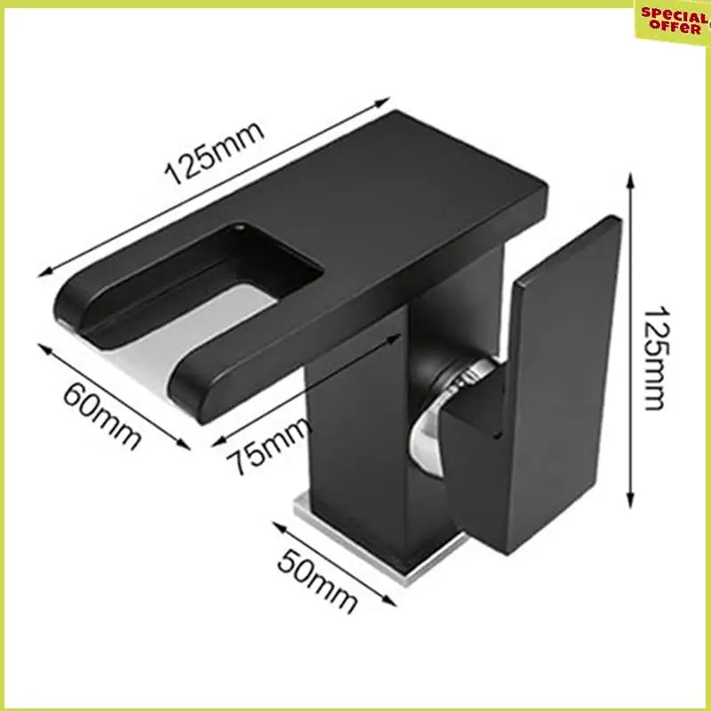 A34R Basin Outlet, Bathroom Single Hot And Cold Water Outlet, Color-Changing Square Washbasin Bathroom Cabinet Outlet Durable (B
A34R Basin Outlet, Bathroom Single Hot And Cold Water Outlet, Color-Changing Square Washbasin Bathroom Cabinet Outlet Durable (B