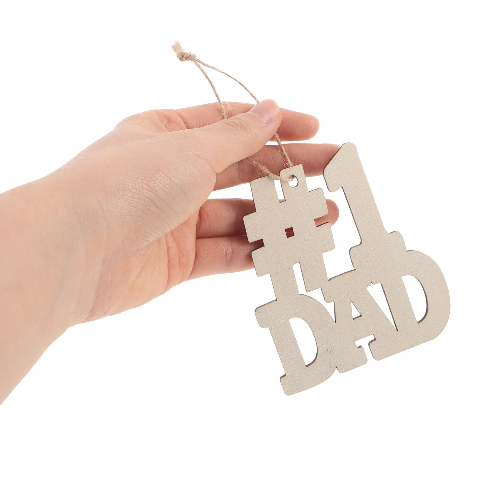 30Pcs Unfinished Wooden Dad Letter Ornaments DIY Paintable Father's Day Wood Cutouts Hanging Hole Fathers Day Crafts for Kids
30Pcs Unfinished Wooden Dad Letter Ornaments DIY Paintable Father's Day Wood Cutouts Hanging Hole Fathers Day Crafts for Kids