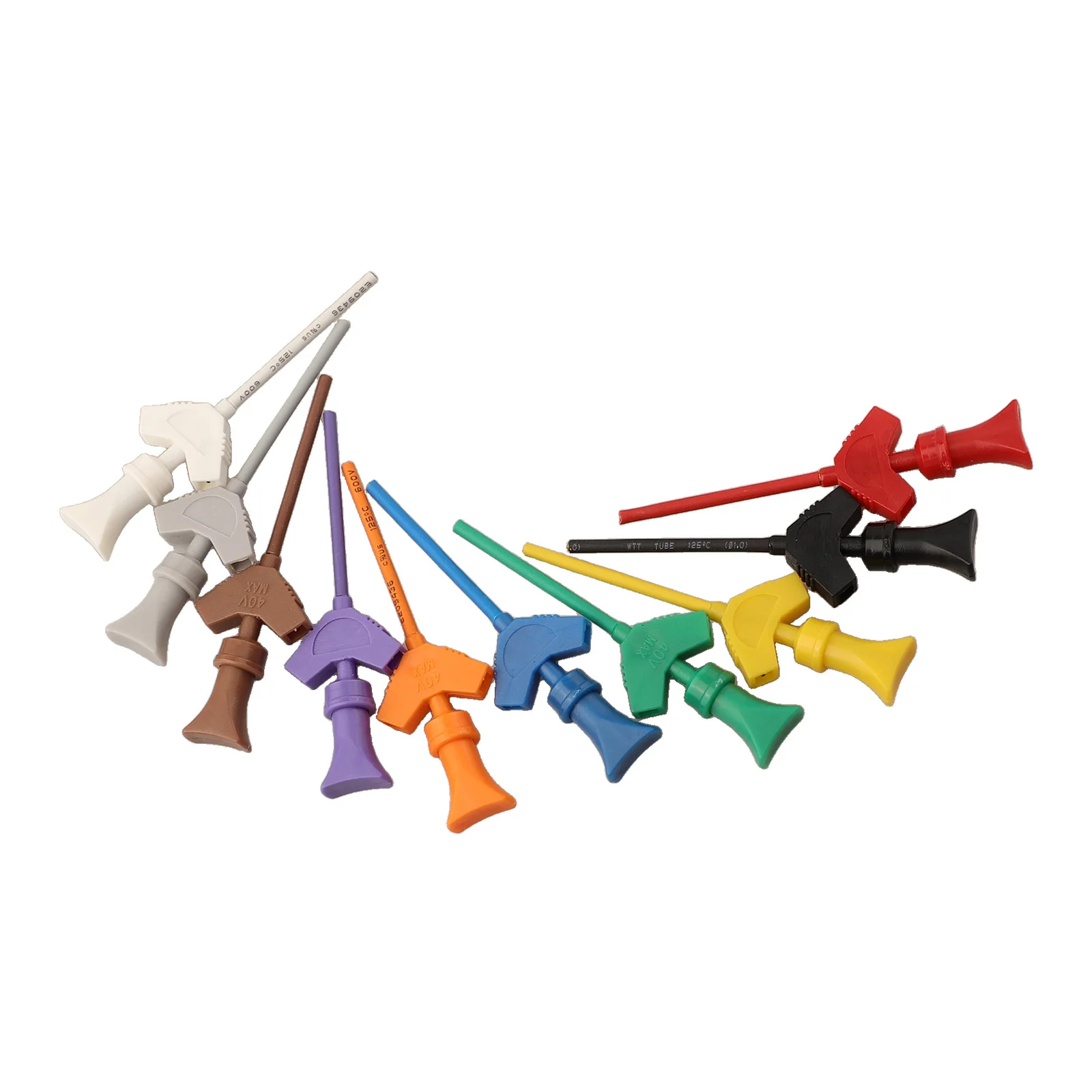 Secure 10PCS Test Hooks Designed for SMD For ICs Perfectly Sized Mini Grabbers to Simplify ElectronFor IC Repairs
Secure 10PCS Test Hooks Designed for SMD For ICs Perfectly Sized Mini Grabbers to Simplify ElectronFor IC Repairs