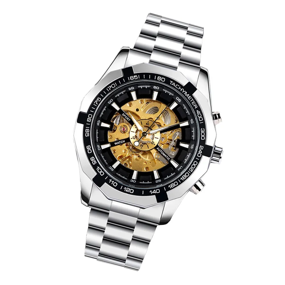 1Pcs High-Quality Automatic Mechanical Watch for Men Luminous Dial Large Pointer Life Waterproof Luxury Business Casual
1Pcs High-Quality Automatic Mechanical Watch for Men Luminous Dial Large Pointer Life Waterproof Luxury Business Casual