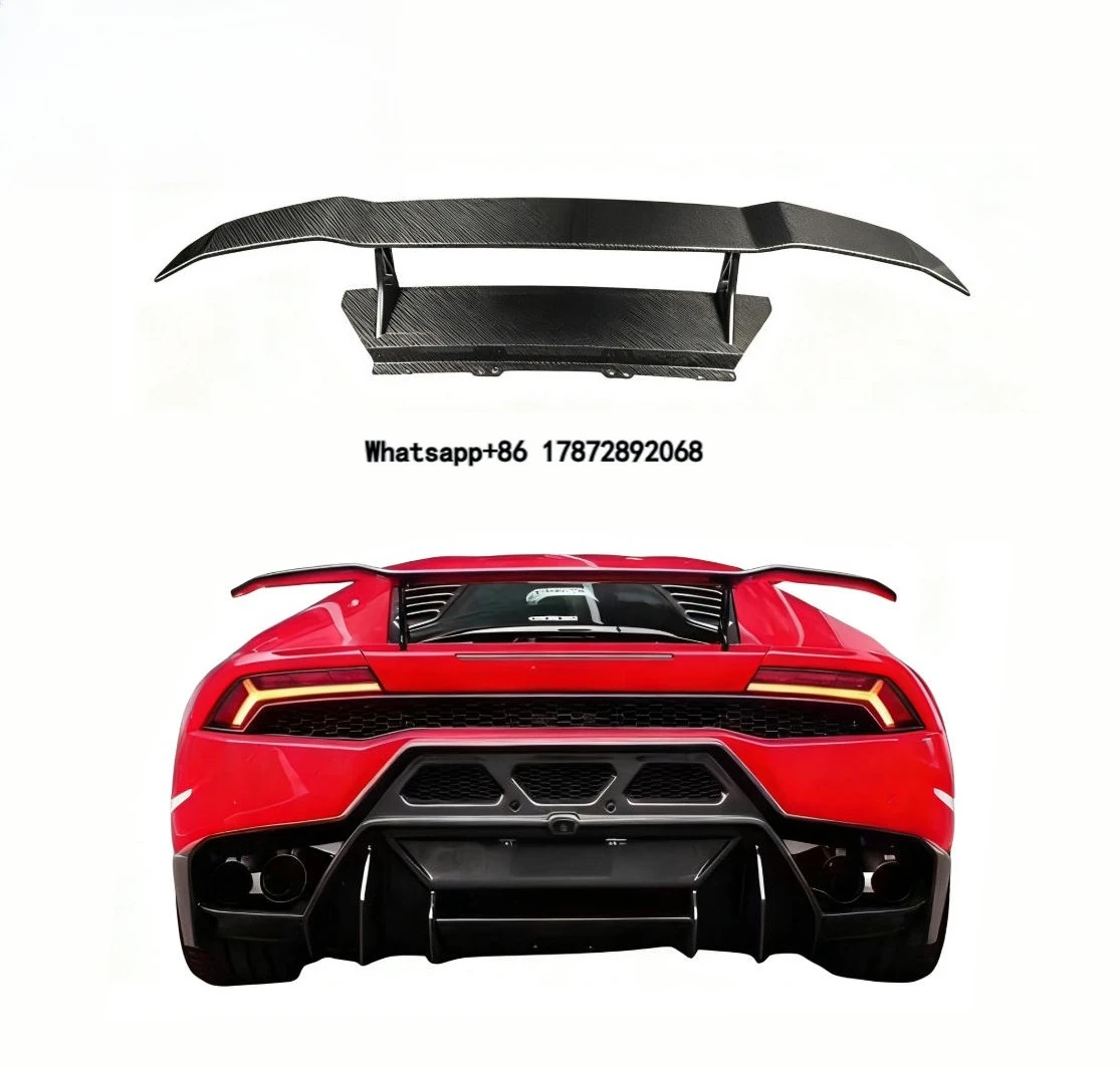 V Style Dry Carbon Fiber Spoiler Body Kit for Huracan LP580 LP610 Perfect Fitment Car 2014-2023
V Style Dry Carbon Fiber Spoiler Body Kit for Huracan LP580 LP610 Perfect Fitment Car 2014-2023