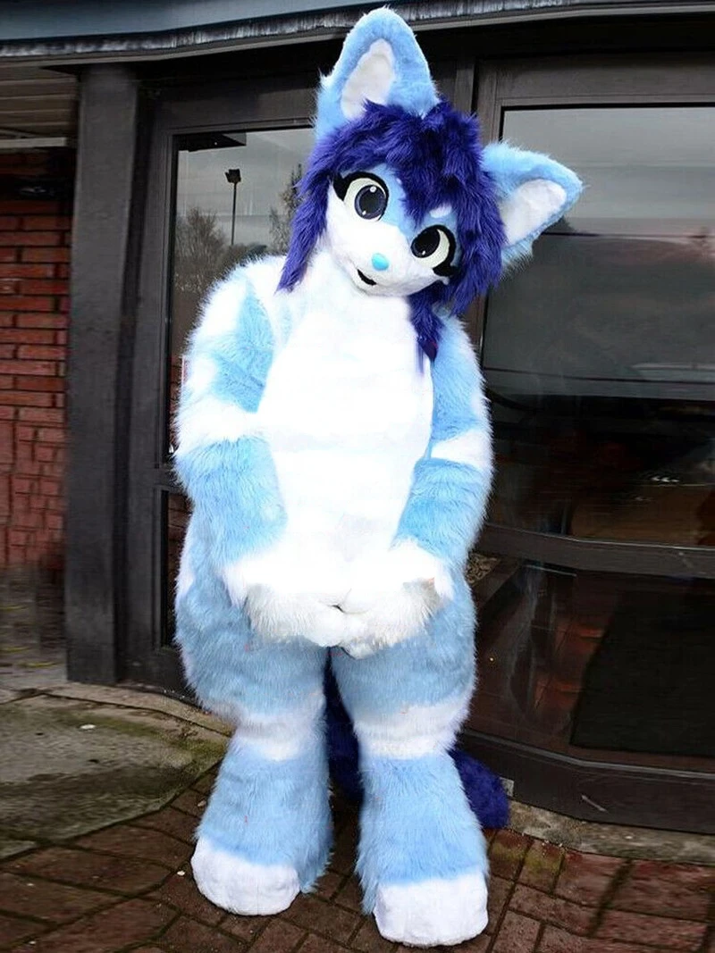 Fur Husky Fox Mascot Costume Walking Halloween Christmas Set Cosplay Large-scale Event Performance Costumes
Fur Husky Fox Mascot Costume Walking Halloween Christmas Set Cosplay Large-scale Event Performance Costumes