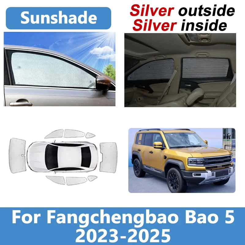 For BYD Fang Cheng Bao Leopard 5 Denza B5 2023 2024 2025 Car Sun Shade Full Coverage Reflector Shade Visor UV Blocking Sunshade
For BYD Fang Cheng Bao Leopard 5 Denza B5 2023 2024 2025 Car Sun Shade Full Coverage Reflector Shade Visor UV Blocking Sunshade