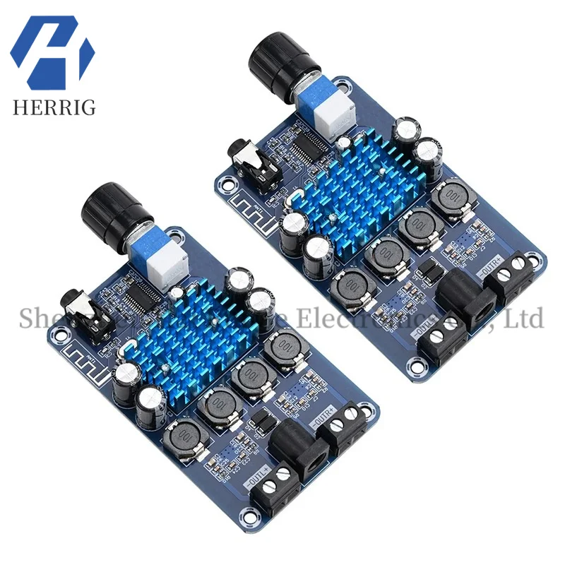 XH-A318 Bluetooth digital amplifier board dual channel output amplifier TPA3116D2 high power DC12-24V
XH-A318 Bluetooth digital amplifier board dual channel output amplifier TPA3116D2 high power DC12-24V