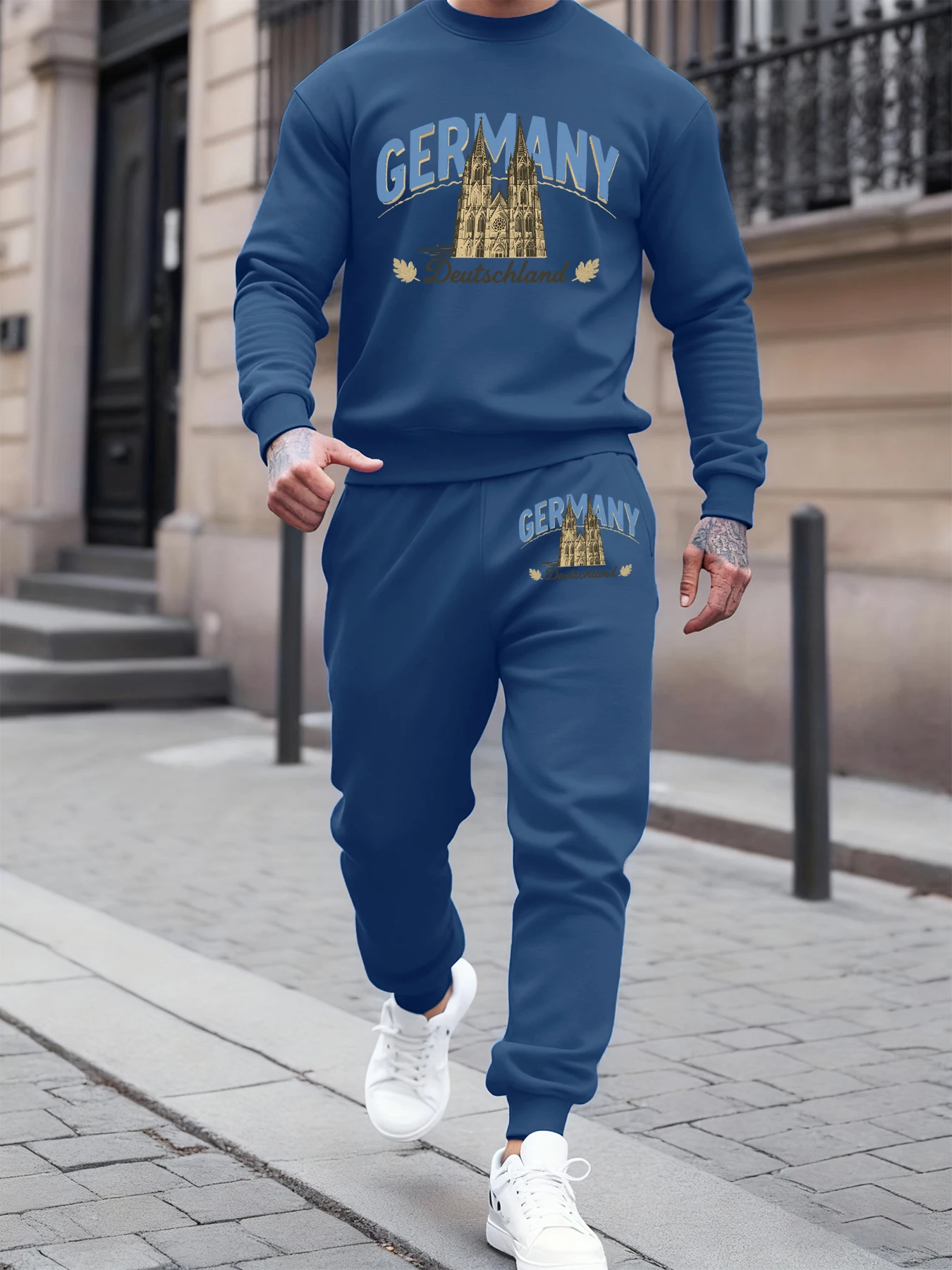 Germany Cologne Cathedral Print Sweatshirt Set Man Casual Loose Jogging Pants Fur-Liner Sport Pullover Fleece O-Neck Sweatpants
Germany Cologne Cathedral Print Sweatshirt Set Man Casual Loose Jogging Pants Fur-Liner Sport Pullover Fleece O-Neck Sweatpants