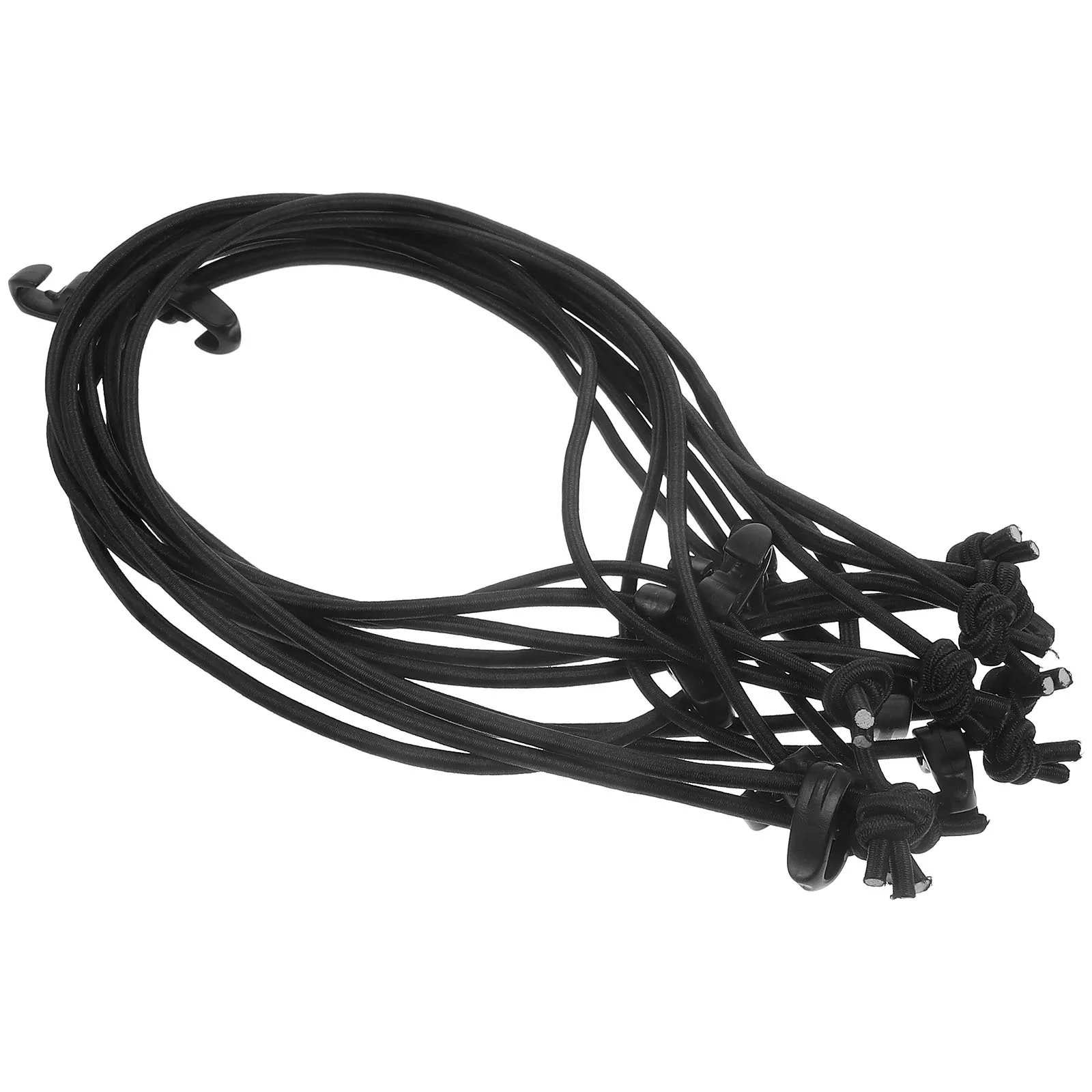 10Pcs Bungee Cord Ties Strong Flexible Hook Loop Straps for Luggage Bike Trailer Cargo Securing Multiple Applications
10Pcs Bungee Cord Ties Strong Flexible Hook Loop Straps for Luggage Bike Trailer Cargo Securing Multiple Applications