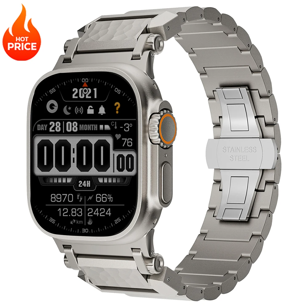 Титановый ремешок для Apple Watch Ultra 3/2 49 мм 44 мм 45 мм 46 мм Correas ремешок для IWatch Series 11 10 9 8 7 6 SE Роскошный мужской браслет
Титановый ремешок для Apple Watch Ultra 3/2 49 мм 44 мм 45 мм 46 мм Correas ремешок для IWatch Series 11 10 9 8 7 6 SE Роскошный мужской браслет