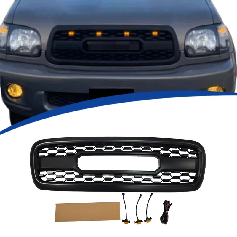 For 2001-2004 Toyota Sequoia TRD Style ABS Plastic Racing Grille Body Kit Matte black
For 2001-2004 Toyota Sequoia TRD Style ABS Plastic Racing Grille Body Kit Matte black