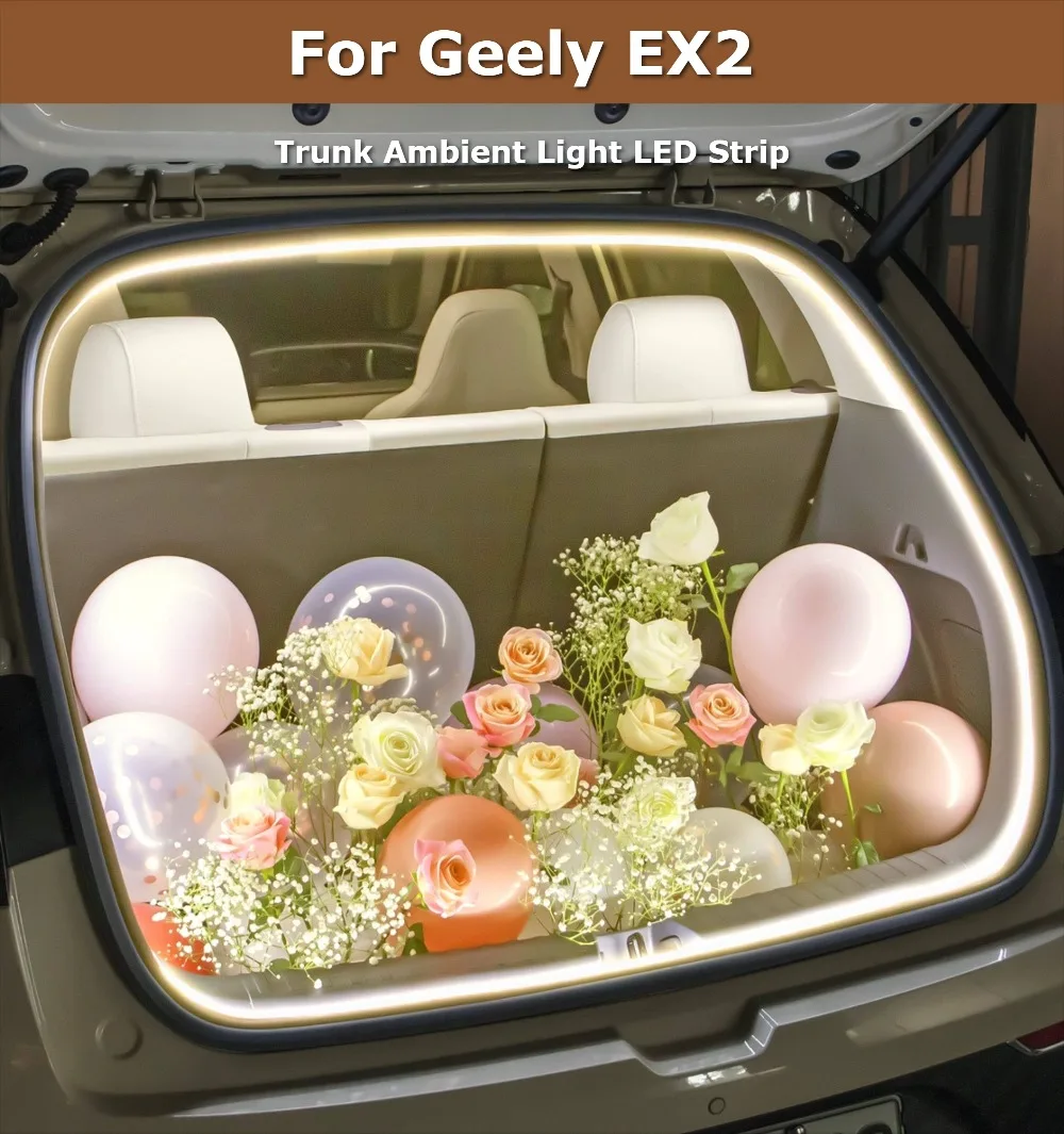 For Geely EX2 Proton e.MAS 5 Geome 2025 2026 Trunk Ambient Light Interior Tailgate Illumination Induction Light Strip Decoration
For Geely EX2 Proton e.MAS 5 Geome 2025 2026 Trunk Ambient Light Interior Tailgate Illumination Induction Light Strip Decoration
