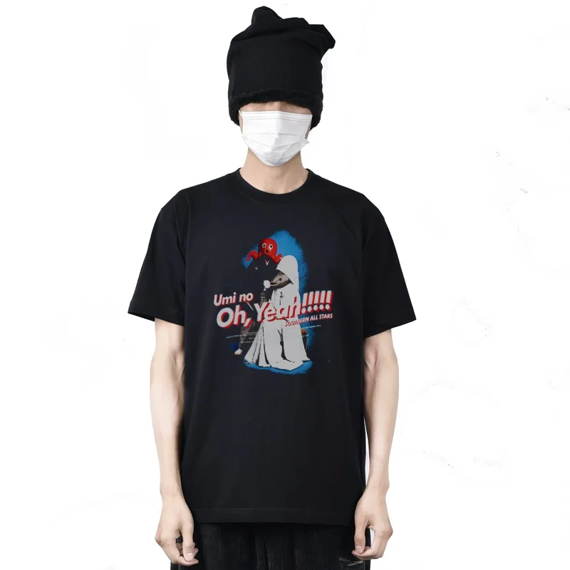 Southern All Stars Band Print Cotton T-irt ort Sve Loose Fit Roabilly Sle Heat Transfer Design Casual Wear
Southern All Stars Band Print Cotton T-irt ort Sve Loose Fit Roabilly Sle Heat Transfer Design Casual Wear