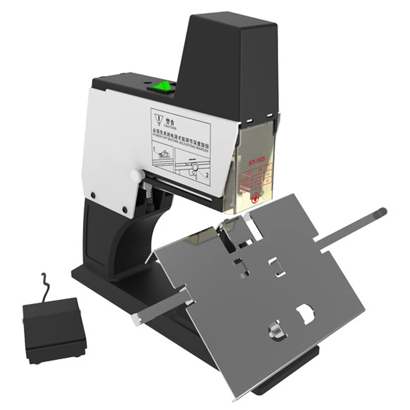 Электрический степлер A3 ST-105 для сшивания втачку: для книг в мягкой обложке, фотоальбомов (до 40 листов), тетрадей и меню
Электрический степлер A3 ST-105 для сшивания втачку: для книг в мягкой обложке, фотоальбомов (до 40 листов), тетрадей и меню