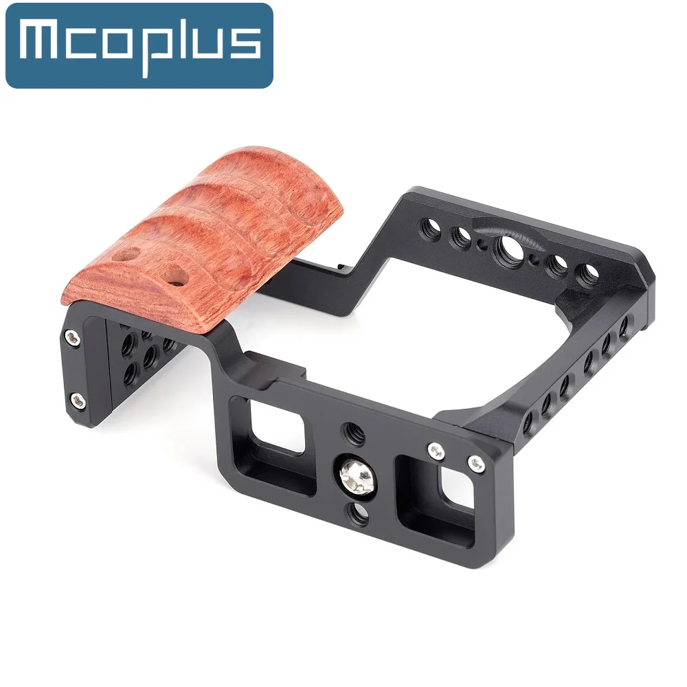 Mcoplus ZV-E10 Camera Cage Stabilizer for Sony ZVE10 ZV-E10 Camera Built-in Cold Shoeand Arca Quick Release Plate
Mcoplus ZV-E10 Camera Cage Stabilizer for Sony ZVE10 ZV-E10 Camera Built-in Cold Shoeand Arca Quick Release Plate