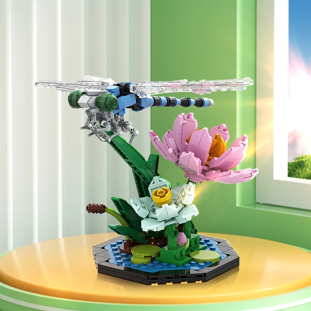 MOC DIY Dragonfly and Flower Building Blocks - Creative Nature Scene Model, Fun Decorative Toy for Kids & Adults 304PCS
MOC DIY Dragonfly and Flower Building Blocks - Creative Nature Scene Model, Fun Decorative Toy for Kids & Adults 304PCS