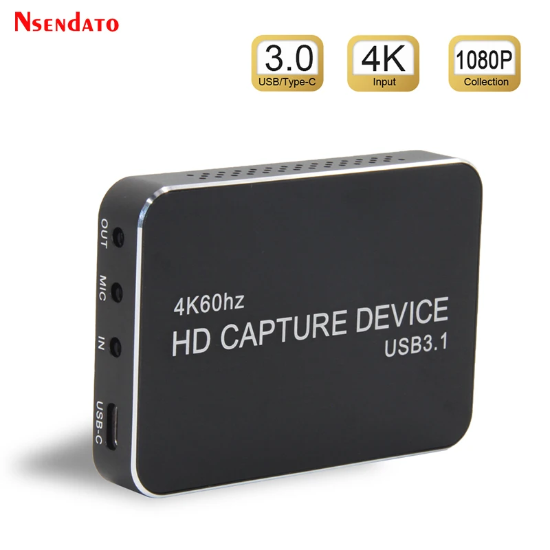 4K HDMI USB3.1 Audio Video Capture Card UHD Type C HDMI Grabber Recorder Box For OBS Vmix Zoom Game TV Live Streaming Broadcast
4K HDMI USB3.1 Audio Video Capture Card UHD Type C HDMI Grabber Recorder Box For OBS Vmix Zoom Game TV Live Streaming Broadcast