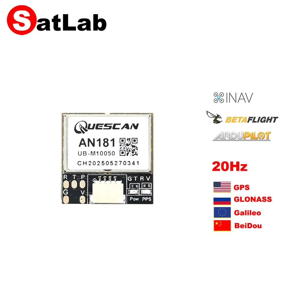 QUESCAN AN181 20 Гц Дрон FPV M10 GPS GNSS Модуль для Ardupilot Betaflight PIX4 INAV GPS Поддержка всех созвездий 18 мм * 18 мм
QUESCAN AN181 20 Гц Дрон FPV M10 GPS GNSS Модуль для Ardupilot Betaflight PIX4 INAV GPS Поддержка всех созвездий 18 мм * 18 мм