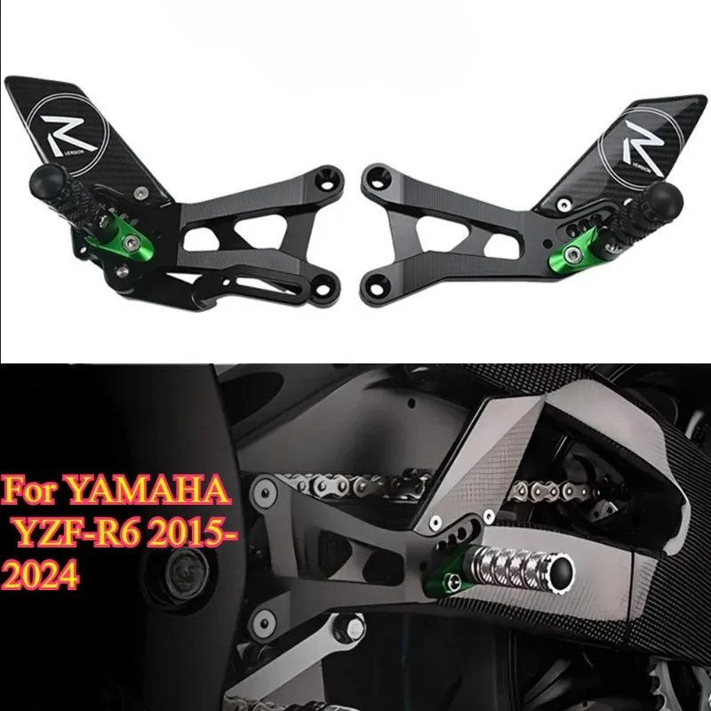 DONGTING for YAMAHA YZF-R6 2015-2024 Step Up Pedal Adjustable Rear Foot Pedal Gear Lever Brake Kit
DONGTING for YAMAHA YZF-R6 2015-2024 Step Up Pedal Adjustable Rear Foot Pedal Gear Lever Brake Kit