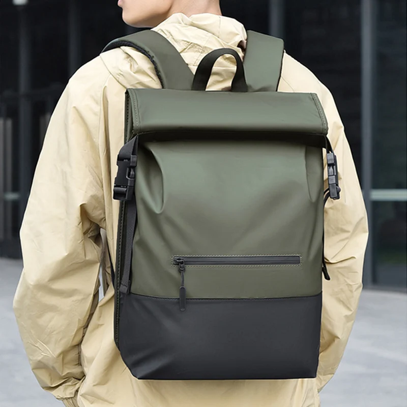 Waterproof Business Travel Backpack Men's Roll-Top Laptop Computer Pack Expandable Commuting Rucksack Large Student SchoolBags
Waterproof Business Travel Backpack Men's Roll-Top Laptop Computer Pack Expandable Commuting Rucksack Large Student SchoolBags
