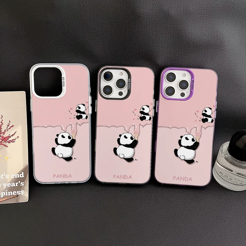 Чехол для телефона с милым рисунком панды для iPhone 16, 15, 14, 13, 12, 11 Pro/Max/Plus, противоударный задний чехол с защитой от отпечатков пальцев
Чехол для телефона с милым рисунком панды для iPhone 16, 15, 14, 13, 12, 11 Pro/Max/Plus, противоударный задний чехол с защитой от отпечатков пальцев