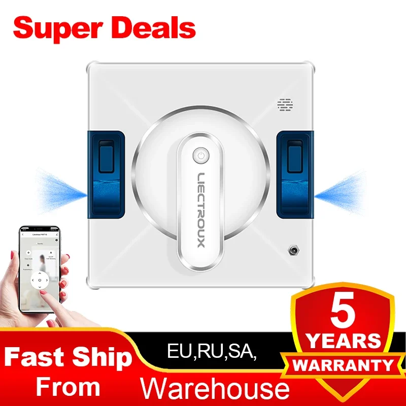 Window Cleaning Robot Liectroux YW509, Dual Water Spray,Home Glass Floor Wall Robot Window Cleaner,Laser Sensor,Smart Navigate
Window Cleaning Robot Liectroux YW509, Dual Water Spray,Home Glass Floor Wall Robot Window Cleaner,Laser Sensor,Smart Navigate