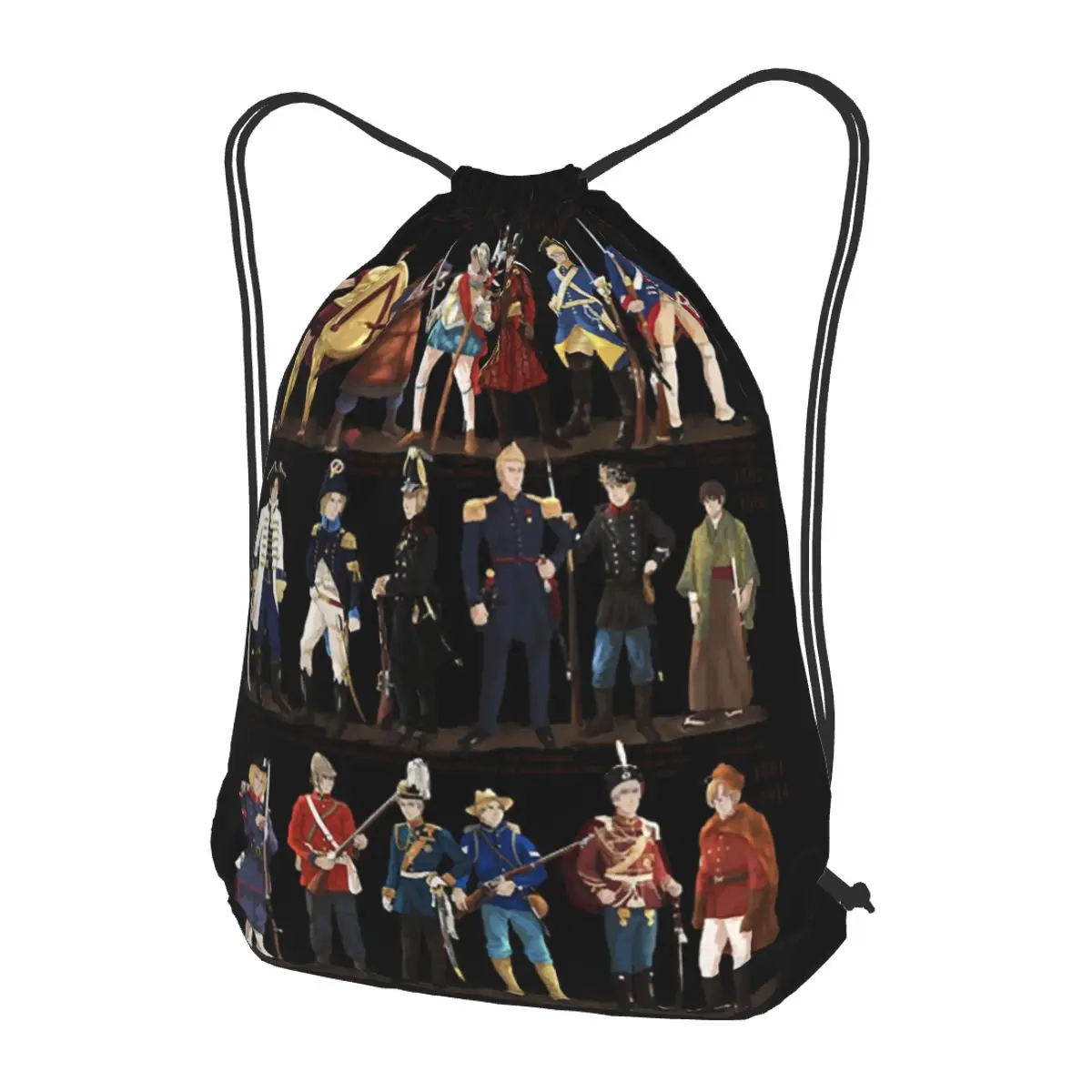 Historic Hetalia V.2 Backpacks Multi-function Drawstring Bundle Pocket Sports Bag Book Bags for Travel Students
Historic Hetalia V.2 Backpacks Multi-function Drawstring Bundle Pocket Sports Bag Book Bags for Travel Students