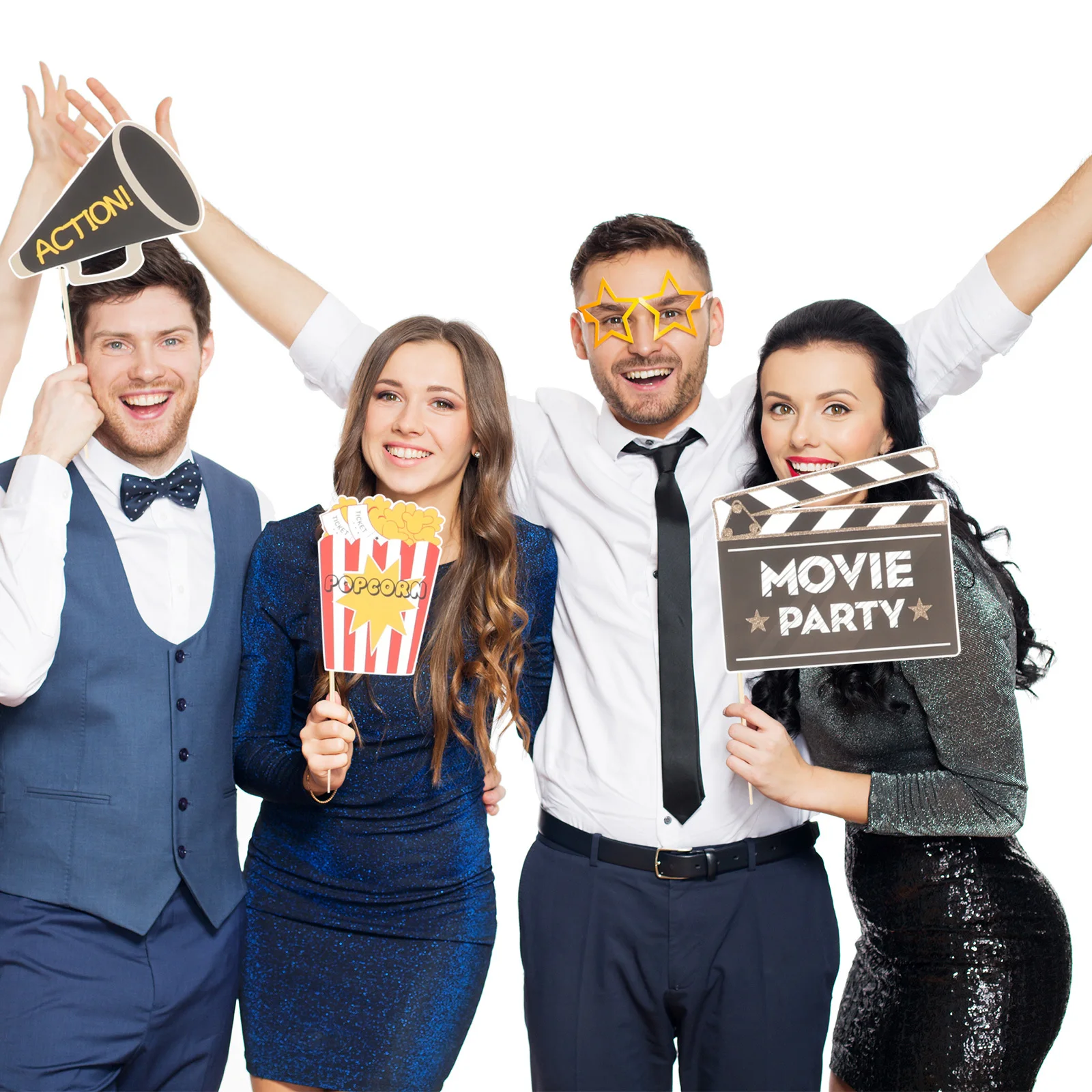 21Pcs Movie Theme Photo Props Party Masks Selfie Booth Supplies Movie Night Awards Red Carpet Celebration
21Pcs Movie Theme Photo Props Party Masks Selfie Booth Supplies Movie Night Awards Red Carpet Celebration