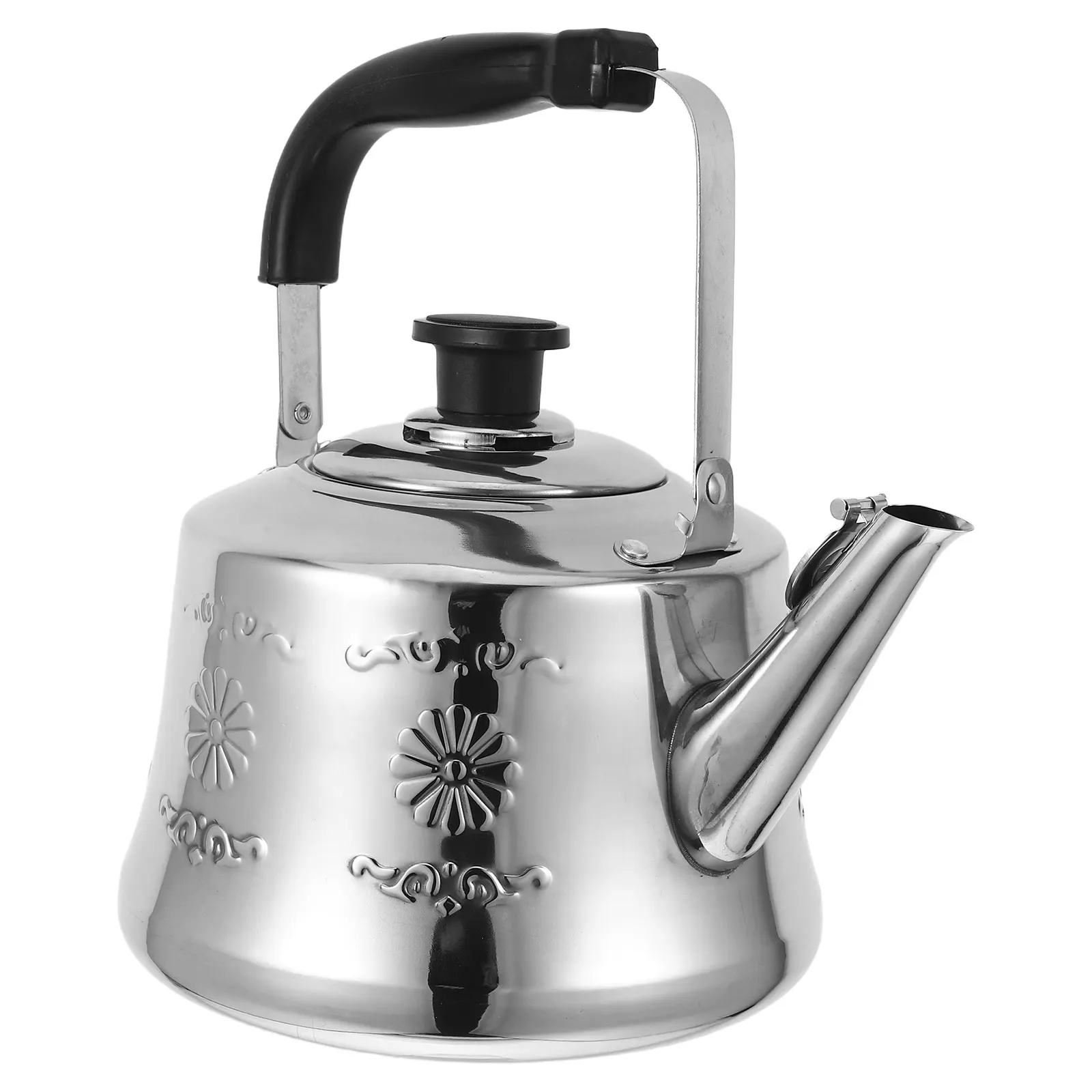 Stainless Steel Whistling Kettle Teakettle Water Boiling Pitcher Large Capacity Kitchen Gadget Suitable Green Black Iced Tea
Stainless Steel Whistling Kettle Teakettle Water Boiling Pitcher Large Capacity Kitchen Gadget Suitable Green Black Iced Tea