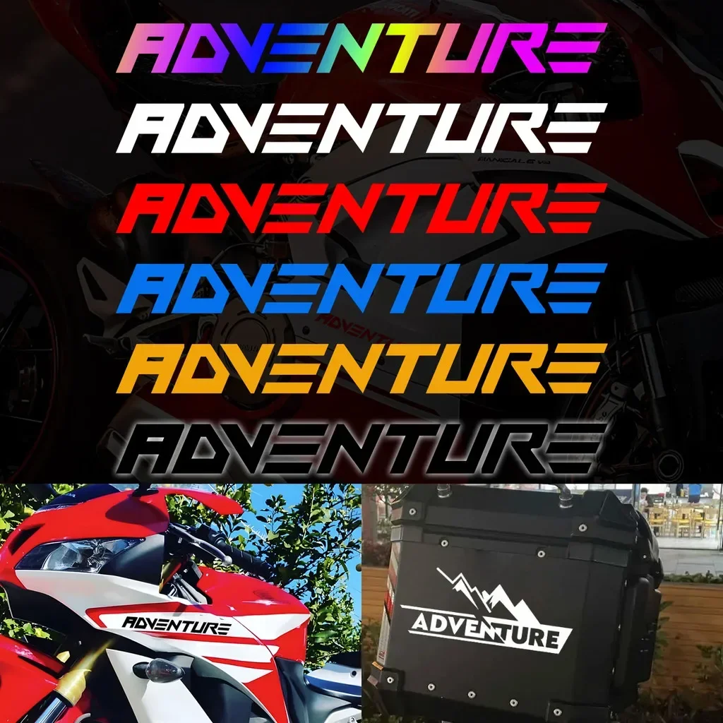 2pcs Adventure Letter Sticker Motorcycle Body Trunk Tail Box ADV Adventure Decal
2pcs Adventure Letter Sticker Motorcycle Body Trunk Tail Box ADV Adventure Decal
