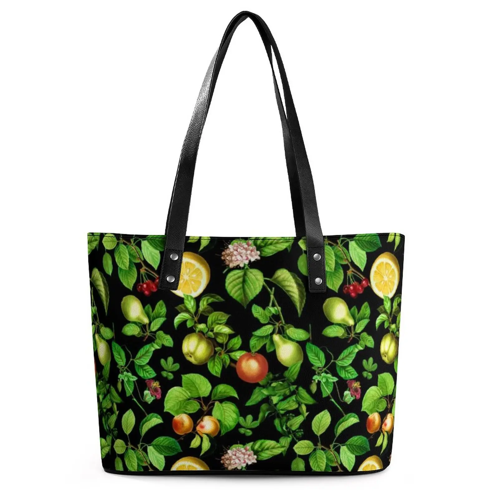 Fruits Pattern Handbags Vegetarian Fun Shoulder Bag Travel PU Leather Tote Bag Lady Pocket Print Beach Bags
Fruits Pattern Handbags Vegetarian Fun Shoulder Bag Travel PU Leather Tote Bag Lady Pocket Print Beach Bags