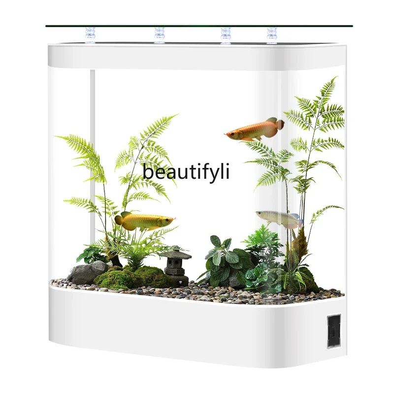 V Light Luxury Fish Globe Home Living Room Large Floor Lazy Free Water Circulation Ecological Filter Aquarium
V Light Luxury Fish Globe Home Living Room Large Floor Lazy Free Water Circulation Ecological Filter Aquarium