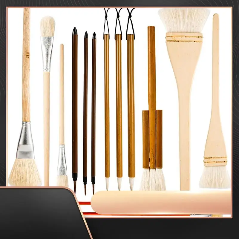 15 шт., кисти для гончарной глазури, деревянная длинная ручка, веер для художника, акриловая акварельная керамика, картина маслом, студенты, дети, взрослые, прочный
15 шт., кисти для гончарной глазури, деревянная длинная ручка, веер для художника, акриловая акварельная керамика, картина маслом, студенты, дети, взрослые, прочный