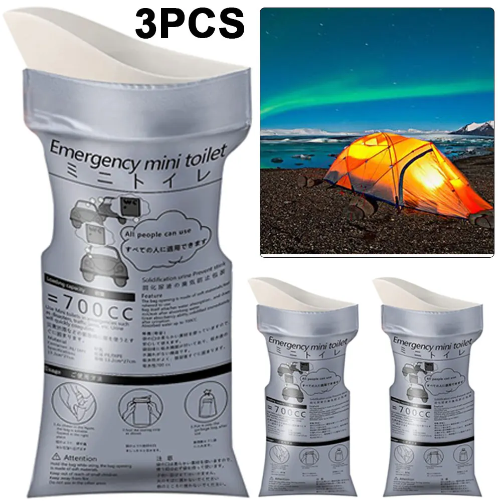 3Pcs Outdoor Emergency Urinate Bags 700ml Disposable Vomit Bag for Female Baby Male
3Pcs Outdoor Emergency Urinate Bags 700ml Disposable Vomit Bag for Female Baby Male