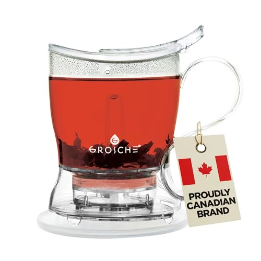 Aberdeen Tea Infuser Teapot and Smart Tea Maker - BPA-Free, Drip-Free Design Coaster Easy Brew Easy Clean Steeper 17.7 oz - 525
Aberdeen Tea Infuser Teapot and Smart Tea Maker - BPA-Free, Drip-Free Design Coaster Easy Brew Easy Clean Steeper 17.7 oz - 525