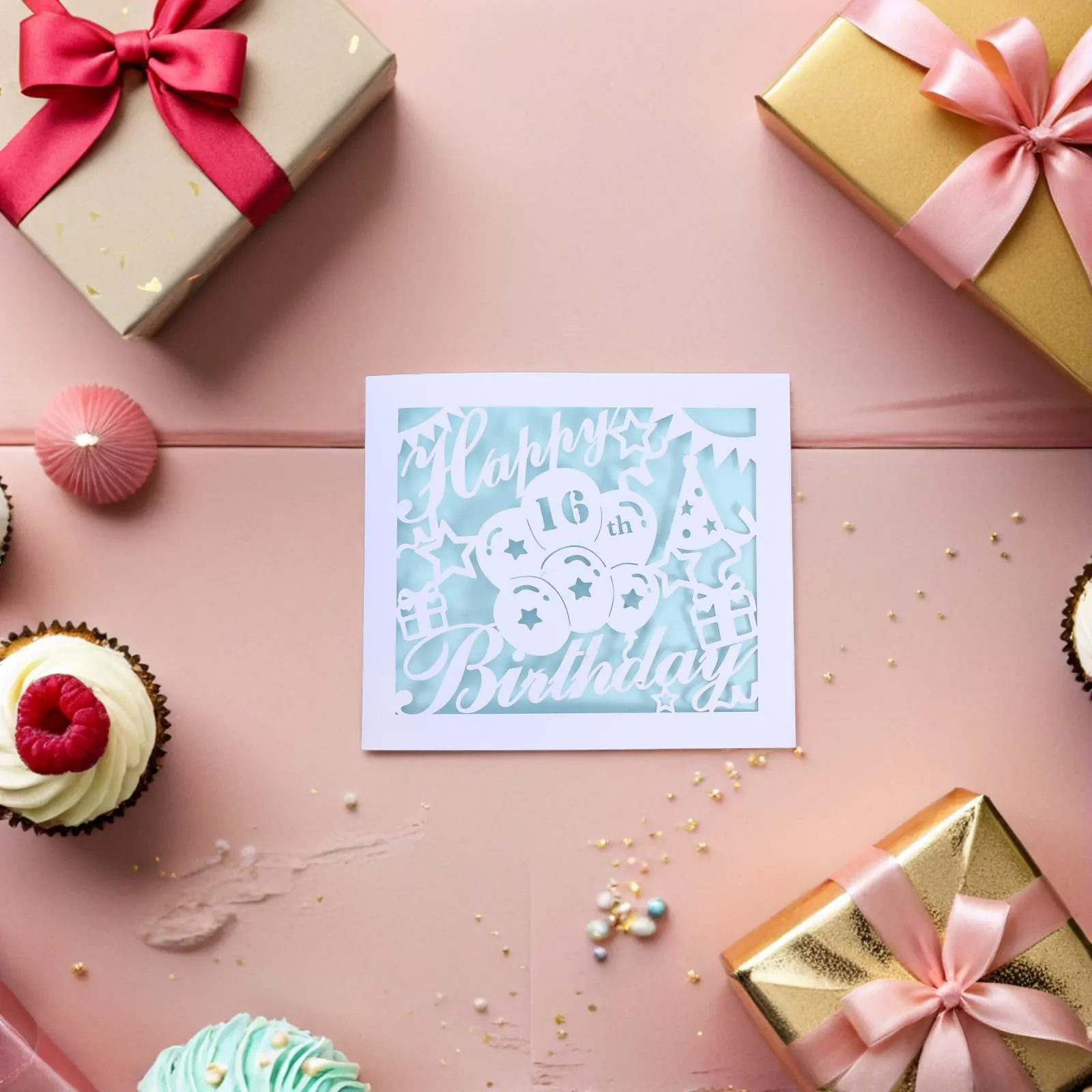 10Sets Elegant 16Th Birthday Greeting Cards with Intricate Cutout Design Blank Inside Cards with Matching Envelopes for Students
10Sets Elegant 16Th Birthday Greeting Cards with Intricate Cutout Design Blank Inside Cards with Matching Envelopes for Students
