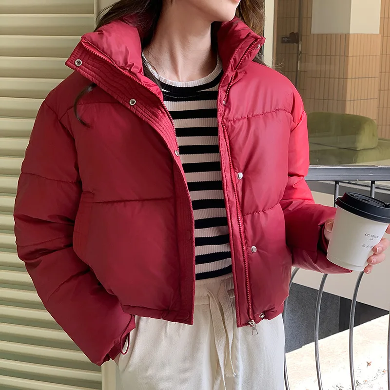 Fashionable Student Warm Lightweight 2024 Winter New Stand Up Collar Short Down Cotton Jacket Women's Trend Parkas
Fashionable Student Warm Lightweight 2024 Winter New Stand Up Collar Short Down Cotton Jacket Women's Trend Parkas