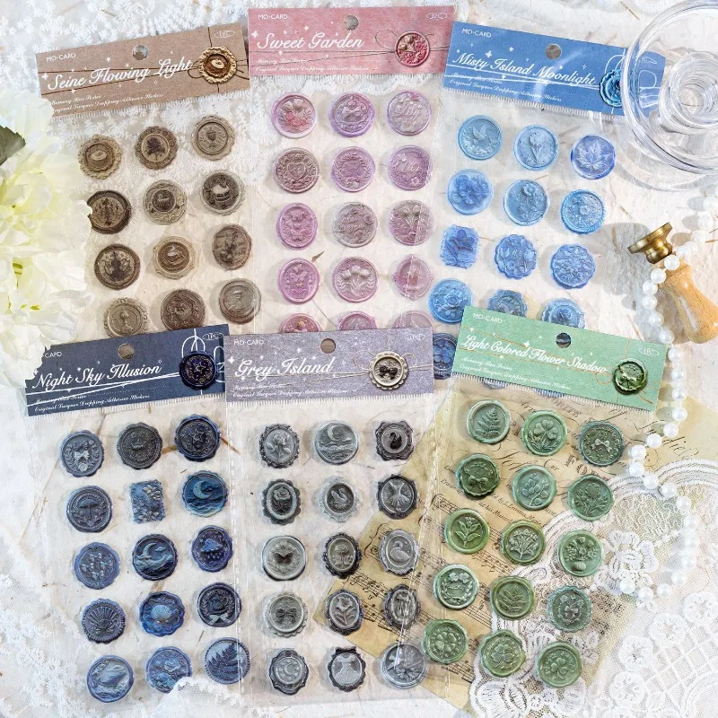 18pcs Retro Aesthetic Wax Stamp Seal Sticker European Floral Butterfly Envelop Seal Sticker DIY Decor Scrapbook Journal Sticker
18pcs Retro Aesthetic Wax Stamp Seal Sticker European Floral Butterfly Envelop Seal Sticker DIY Decor Scrapbook Journal Sticker