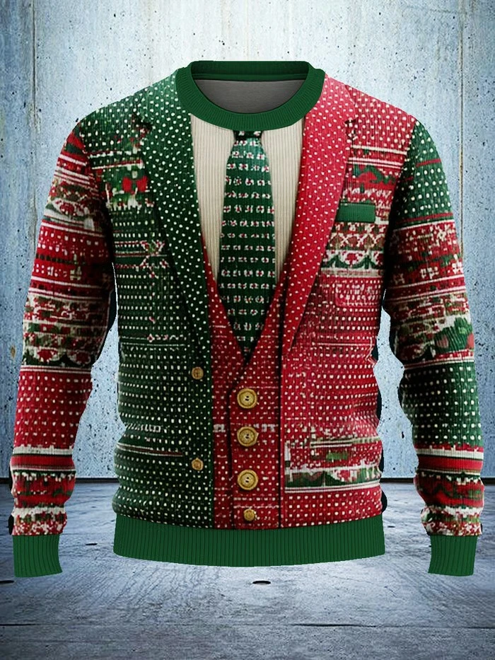Fake Suit Santa 3D Printed Sweatshirts For Men Funny Man Streetwear Crewneck Pullovers Holiday Xmas Party Cosplay Tops Tracksuit
Fake Suit Santa 3D Printed Sweatshirts For Men Funny Man Streetwear Crewneck Pullovers Holiday Xmas Party Cosplay Tops Tracksuit