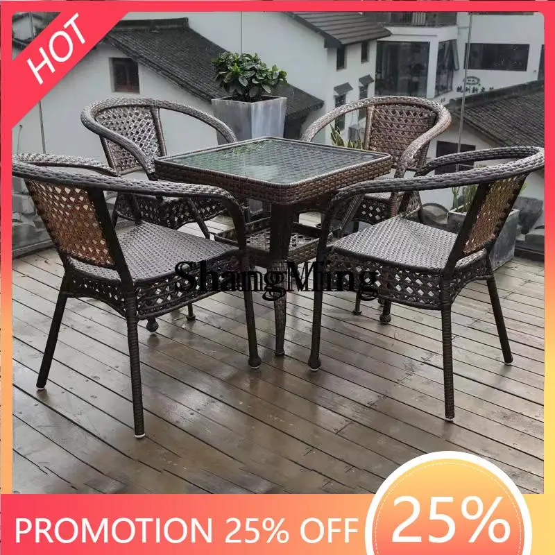 CL Rattan Chair Three-piece Combination Set Outdoor Leisure Outdoor Garden Waterproof Back Chair
CL Rattan Chair Three-piece Combination Set Outdoor Leisure Outdoor Garden Waterproof Back Chair