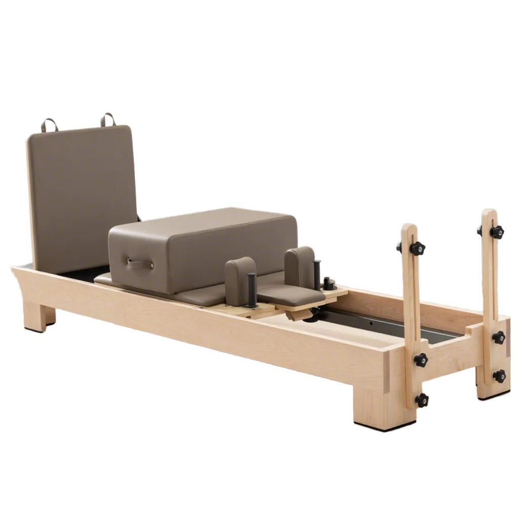 Maple Wood Pilates Reformer Fitness Equipment for Yoga and Pilate Exercise for Pilates Studio
Maple Wood Pilates Reformer Fitness Equipment for Yoga and Pilate Exercise for Pilates Studio