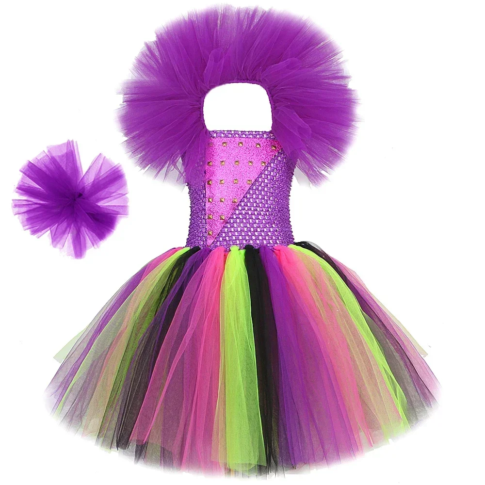 Descendants 3 Mal Costumes for Girls Carnival Halloween Fancy Tutu Dress for Birthday Party Clothes Purple Cool Girl Outfit
Descendants 3 Mal Costumes for Girls Carnival Halloween Fancy Tutu Dress for Birthday Party Clothes Purple Cool Girl Outfit