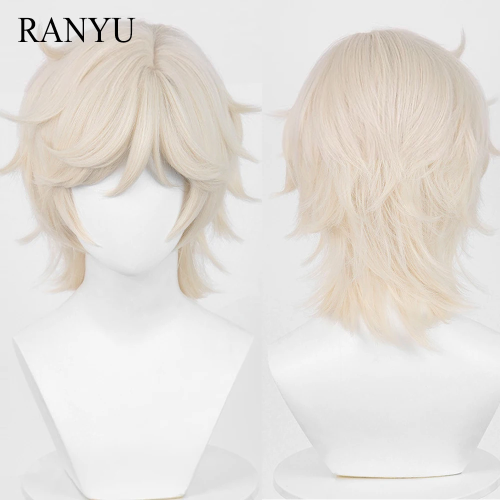 Short Straight Blonde Synthetic Wig with Bangs Fluffy Anime Game Cosplay Wig Heat Resistant for Daily Party
Short Straight Blonde Synthetic Wig with Bangs Fluffy Anime Game Cosplay Wig Heat Resistant for Daily Party
