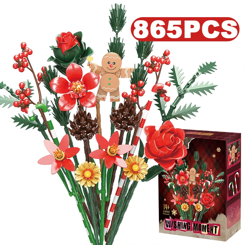 Пряничный человечек, букет цветов, строительные игрушки, растительные кирпичи, наборы блоков «сделай сам», украшение для рабочего стола, Рождественский подарок для детей, взрослых девочек
Пряничный человечек, букет цветов, строительные игрушки, растительные кирпичи, наборы блоков «сделай сам», украшение для рабочего стола, Рождественский подарок для детей, взрослых девочек