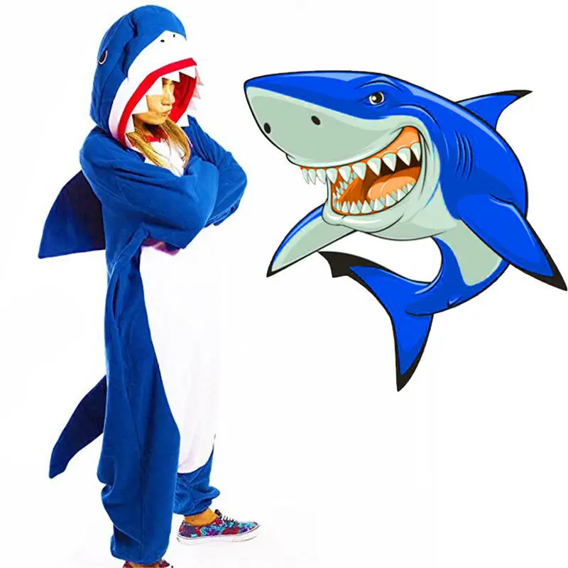 Halloween Unisex Cartoon Shark Onesie Performance Costume Christmas Nightclub Party DS Animal Game Uniform Women's Style
Halloween Unisex Cartoon Shark Onesie Performance Costume Christmas Nightclub Party DS Animal Game Uniform Women's Style