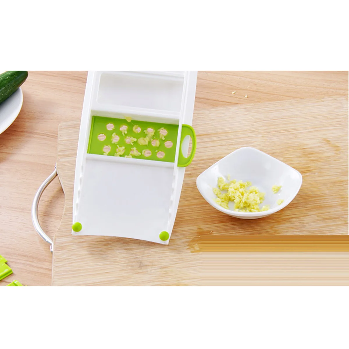 5 Blades Multifunctional Vegetable Slicer Kitchen Tool for Chopping Veggies Fruits Nuts Baby Food Meatloaf Pesto Hummus Salsa
5 Blades Multifunctional Vegetable Slicer Kitchen Tool for Chopping Veggies Fruits Nuts Baby Food Meatloaf Pesto Hummus Salsa