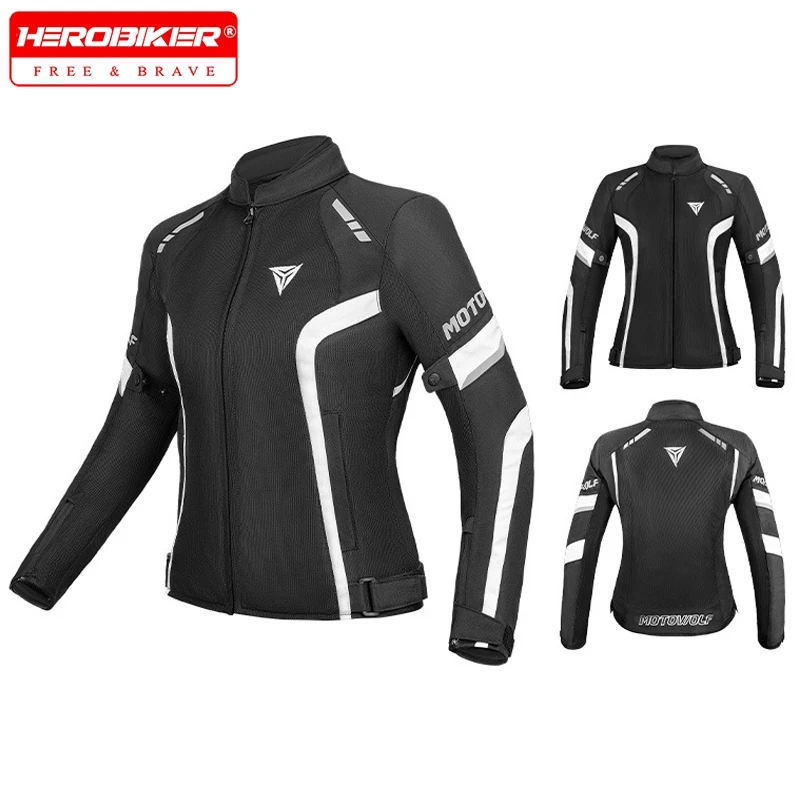 Woman Summer Breathable Mesh Motorcycle Riding Jacket Anti-fall Motocross Moto Riding Jacket CE Approval
Woman Summer Breathable Mesh Motorcycle Riding Jacket Anti-fall Motocross Moto Riding Jacket CE Approval