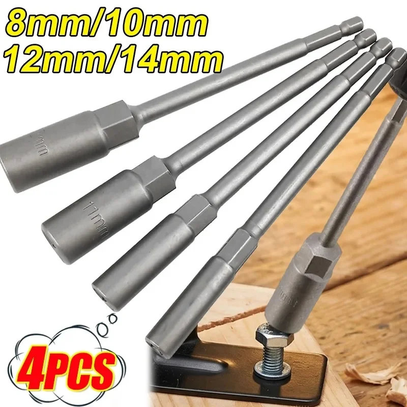 Hex Shank Impact Drill Bits Heavy Duty Socket Head Bolt Nut Driver Bit Extension Rods Hardware Power Hand Tools 8/10/12/14mm
Hex Shank Impact Drill Bits Heavy Duty Socket Head Bolt Nut Driver Bit Extension Rods Hardware Power Hand Tools 8/10/12/14mm