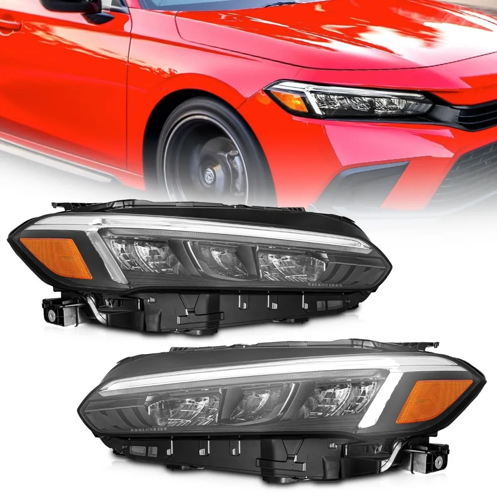 Полностью светодиодные фары DRL черного цвета для Honda Civic 4-дверный седан 2022-2023 гг., комплект (левая+правая)
Полностью светодиодные фары DRL черного цвета для Honda Civic 4-дверный седан 2022-2023 гг., комплект (левая+правая)